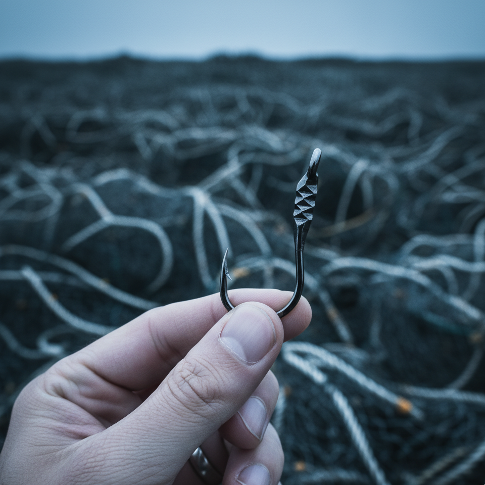 Préparation pour la pêche : L'hameçon essentiel