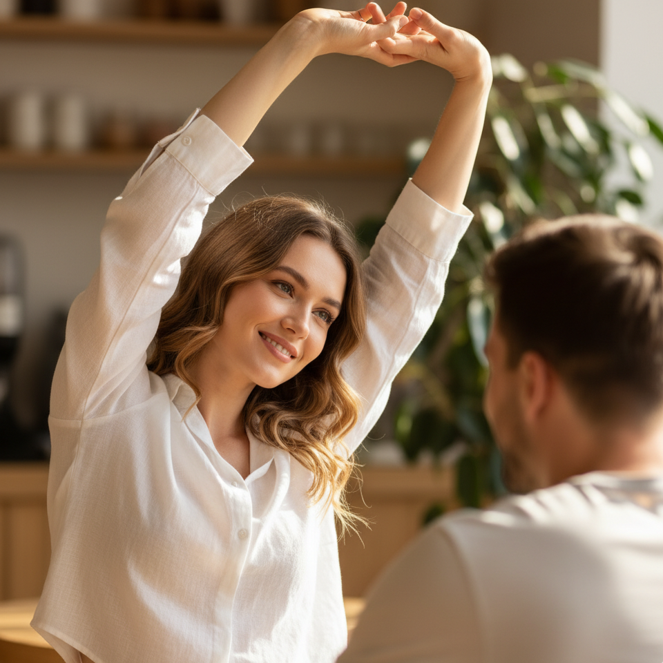 Réveil Matinal, Bien-être et Détente en Couple