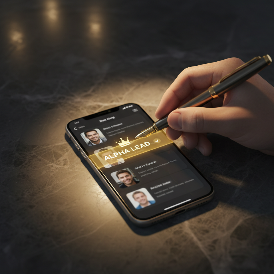 Gestion des Priorités : Identifier un "Alpha Lead" sur Smartphone