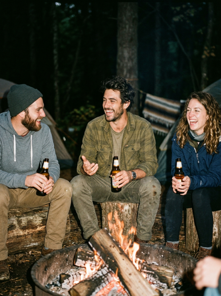 Soirée Amicale au Coin du Feu de Camp