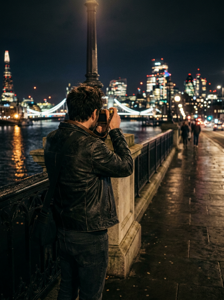 Photographe de Nuit à Londres